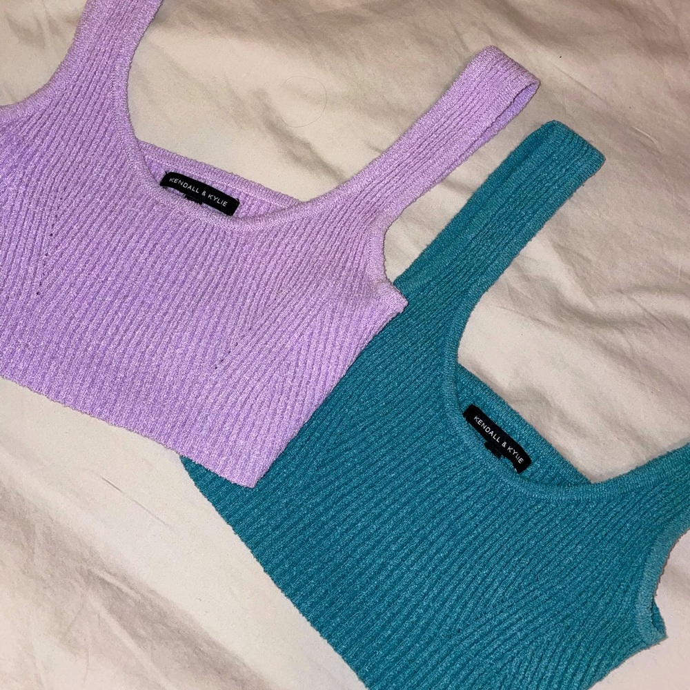 Two PacSun Knit Crop Tops